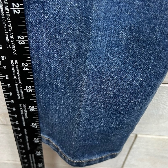 Everlane High Rise Straight Jeans Blue Ankle Size 30‎ Stretch Pockets - Picture 10 of 10